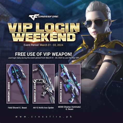 free account crossfire 2024|[Event] VIP Login Weekend Event .